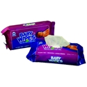 Royal Baby Wipes Scented Refill Pack, 12 Tubs/80 Wipes, 960 Wipes/Box 